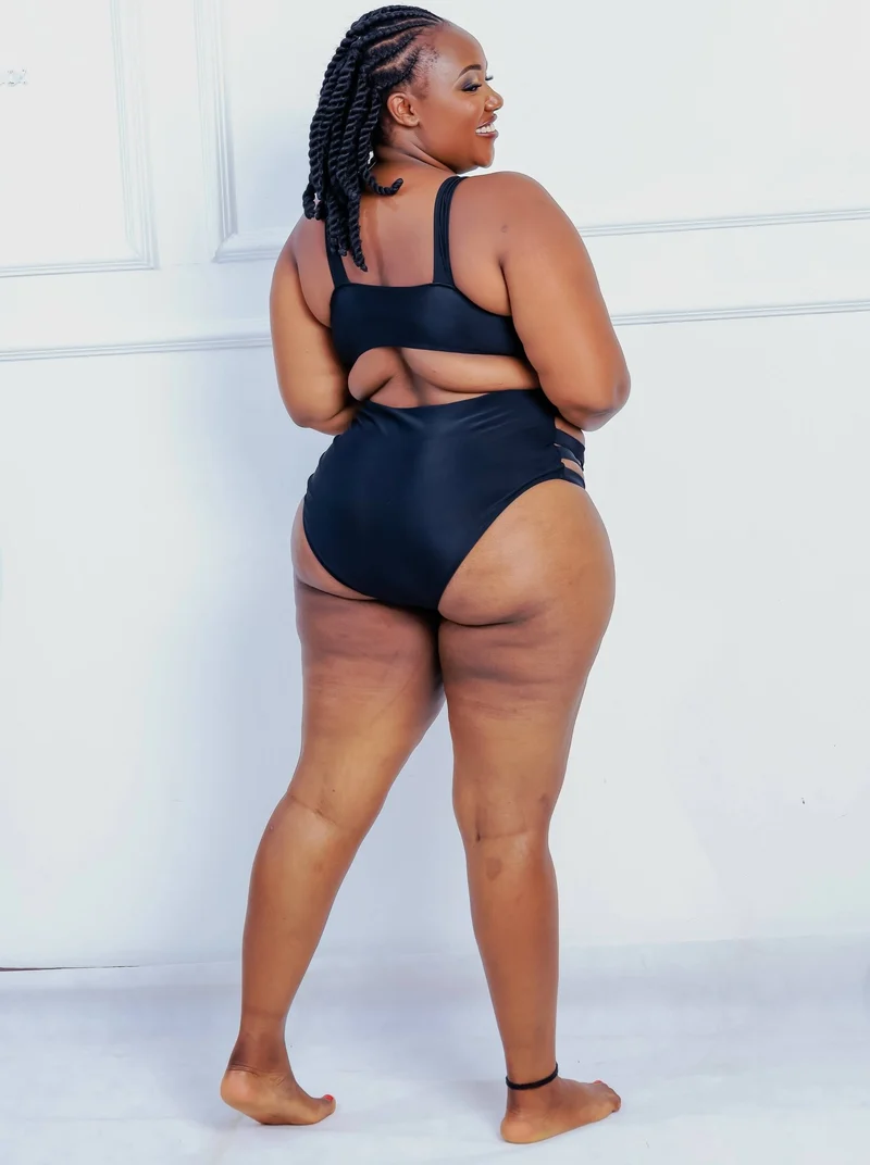 Shells Attic Swimwear Suit Monokini - Black