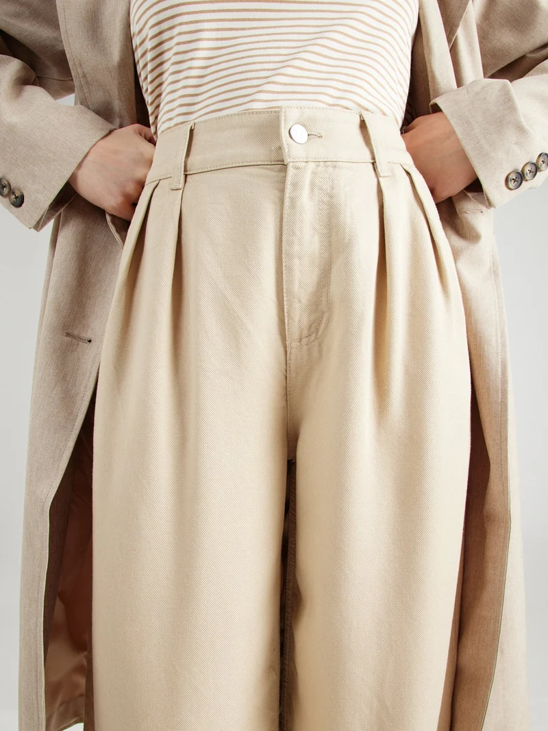 BOSS Stoffhose Beige