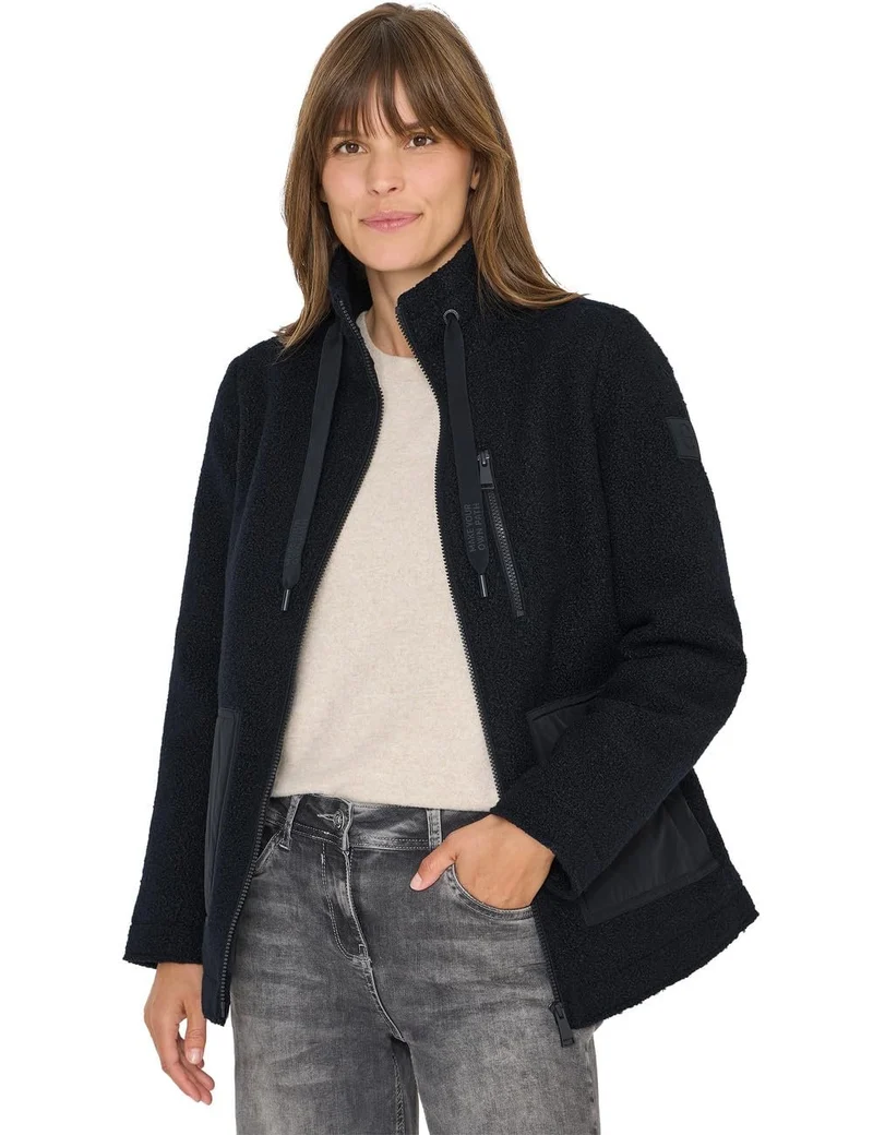 Cecil Sportive Midi Teddy Overshirt - 2_B202098_15631