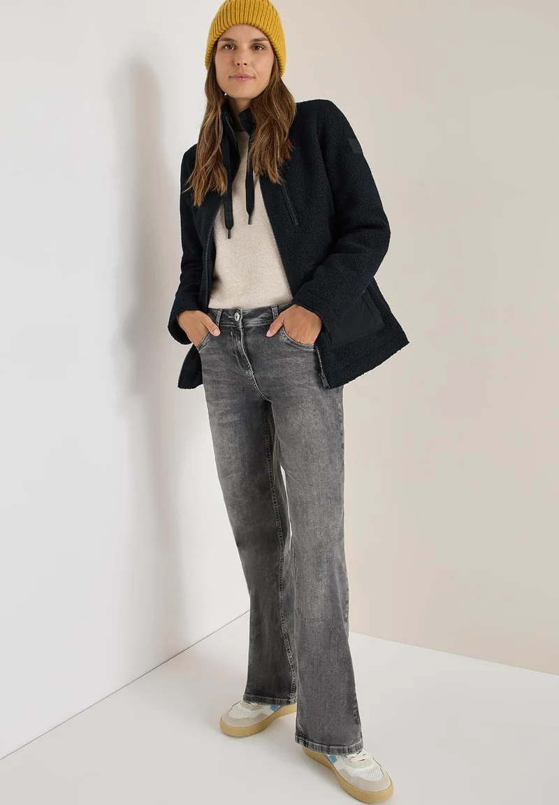 Cecil Sportive Midi Teddy Overshirt - 2_B202098_15631