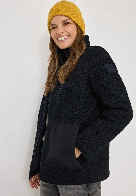 Cecil Sportive Midi Teddy Overshirt - 2_B202098_15631