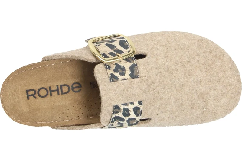 Rohde Pantoletten Beige