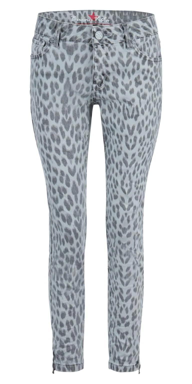 Buena Vista Stretchjeans Grau