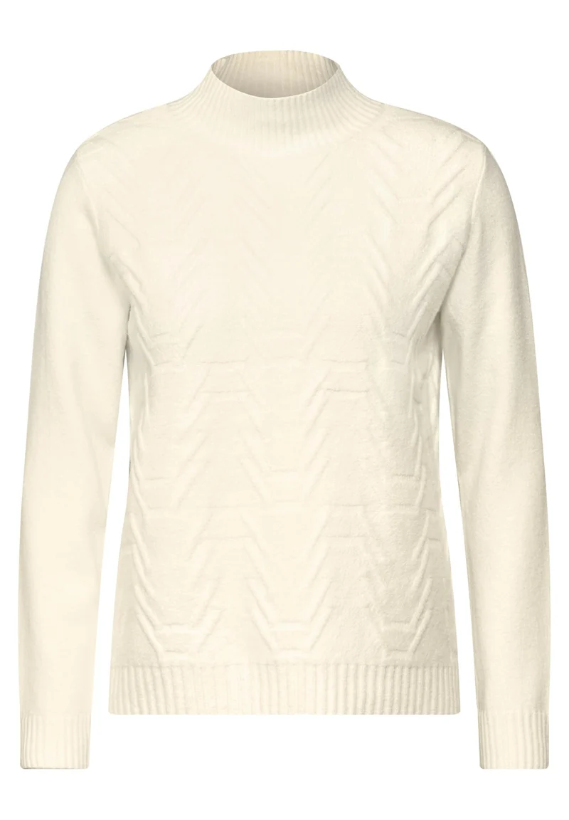 Cecil EOS_Jacquard Pullover solid - 2_B302813_13209