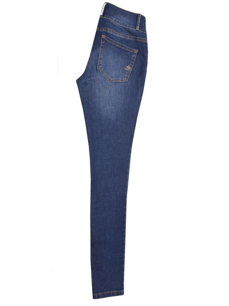 Buena Vista Tummyless stretch denim, sea blue - 100050694