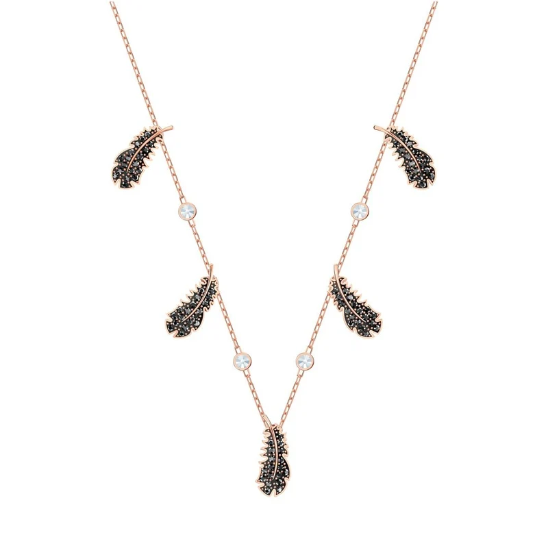 Swarovski NAUGHTY:NECKLACE CHOKER JET/CRY/ROS 5497874