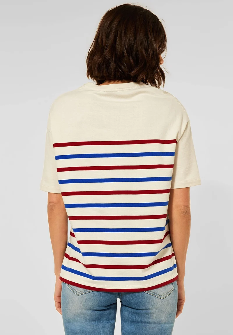 Cecil CECIL Sweatshirt mit StreifenprintU-Boot beige
