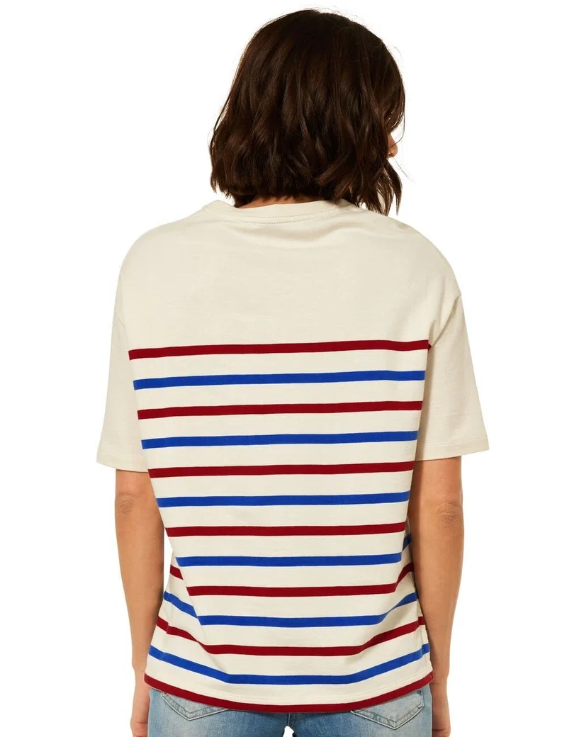 Cecil CECIL Sweatshirt mit StreifenprintU-Boot beige