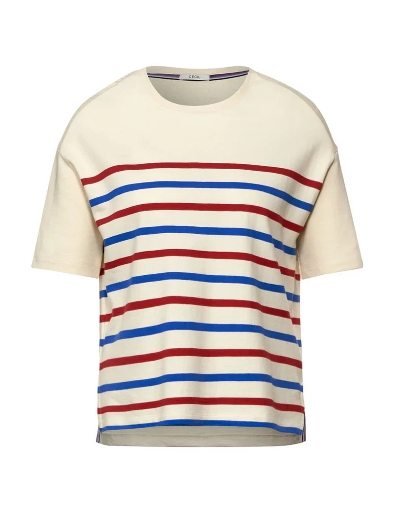 Cecil CECIL Sweatshirt mit StreifenprintU-Boot beige
