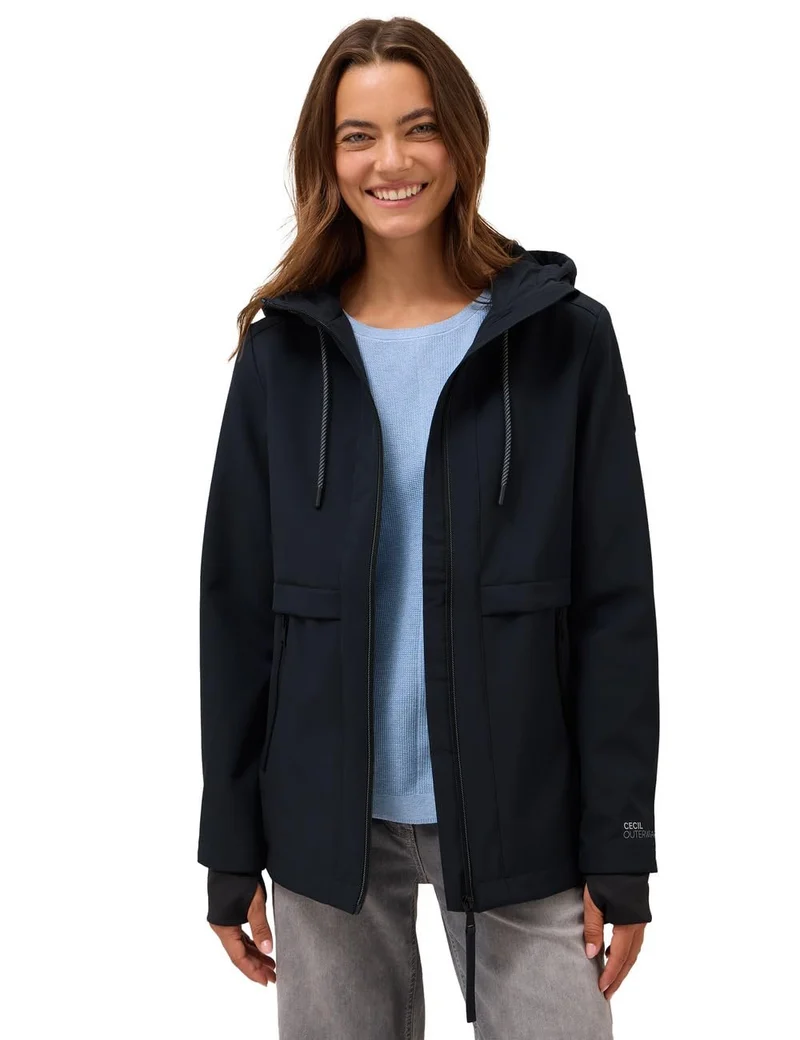 Cecil Midi Softshell Coat - 3303_B202093_15631
