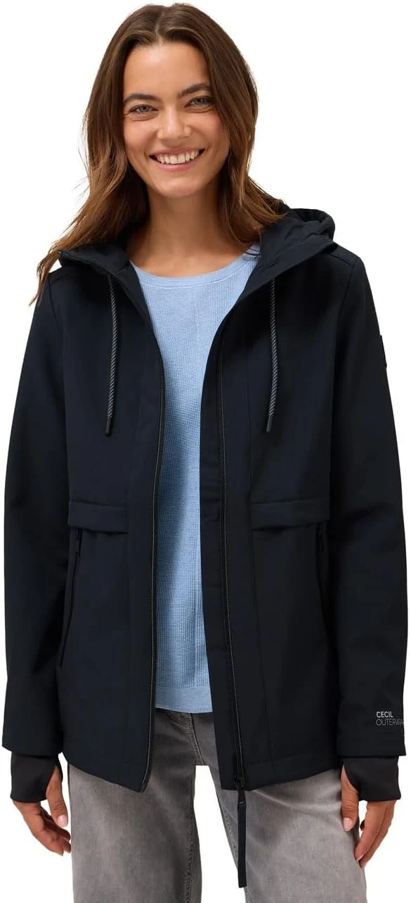 Cecil Midi Softshell Coat - 3303_B202093_15631