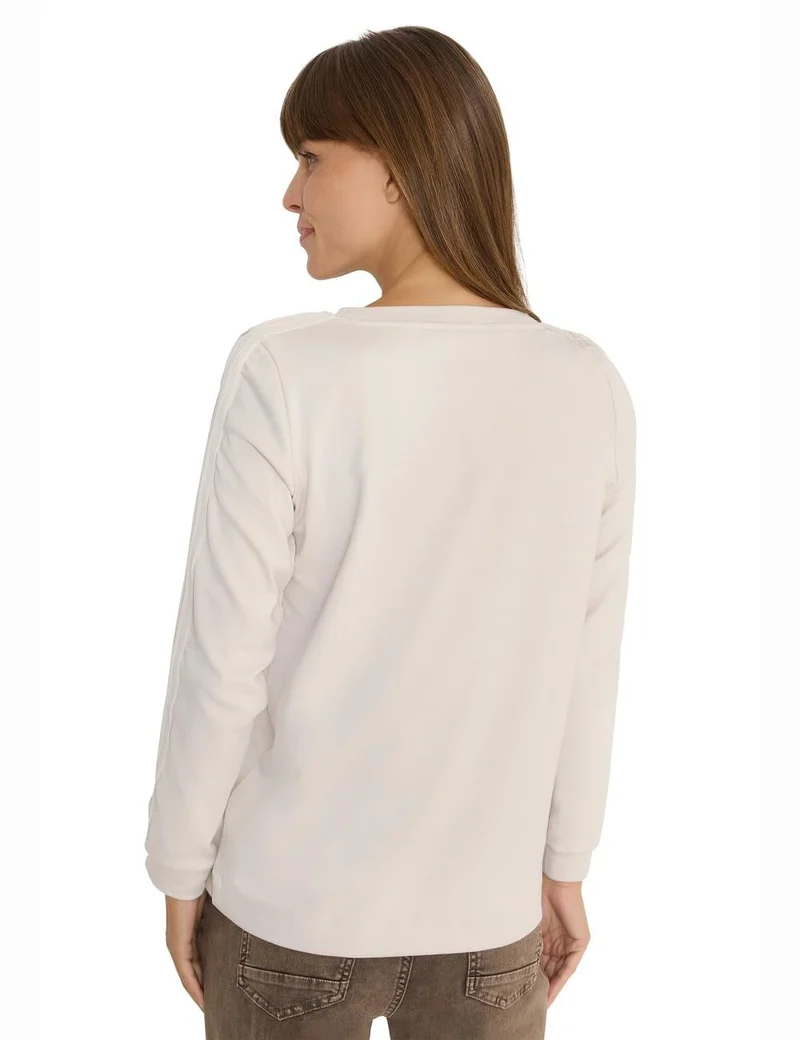 CECIL TOS T-Shirt With Shoulder Tape - 71621_B324157_17089
