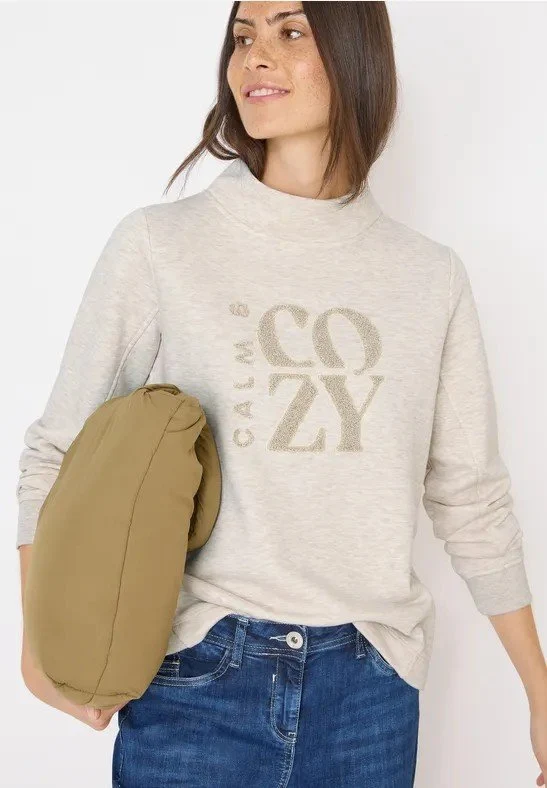 CECIL TOS Funnelneck Sweatshirt w. E - 71621_B303584_26835