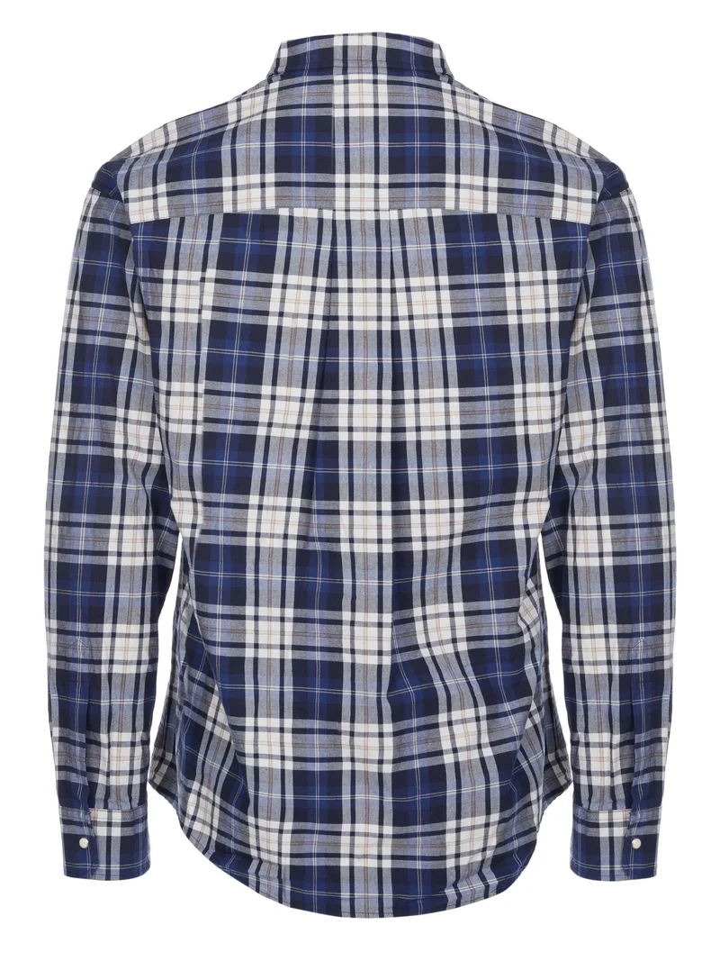 Dsquared2 Hemd Check Drop blau