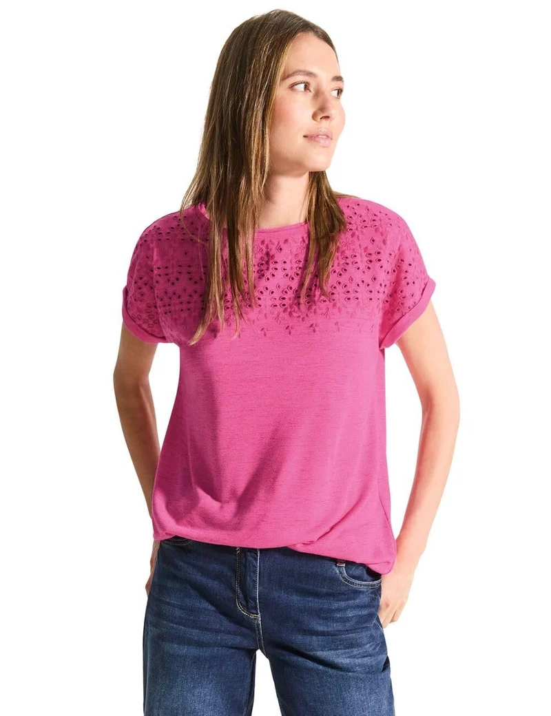 Cecil TOS Shirt with Embroidery - 206_B321505_15369