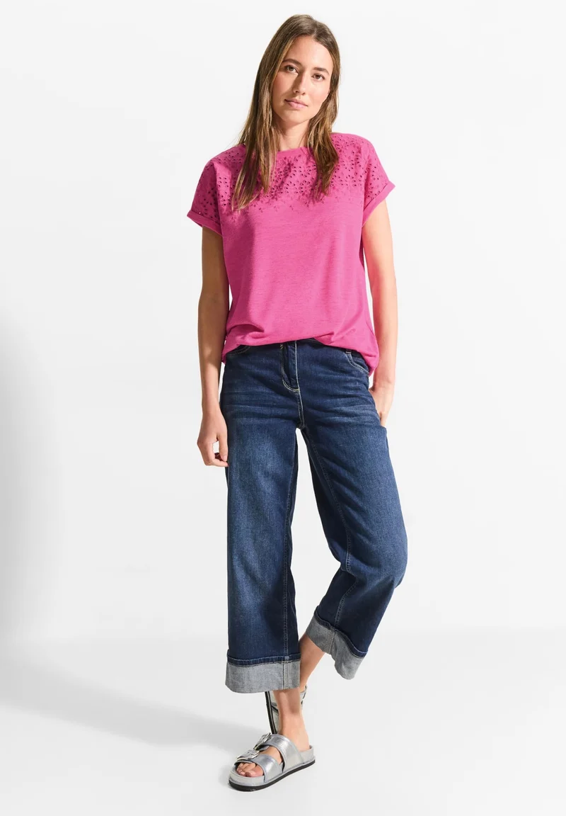 Cecil TOS Shirt with Embroidery - 206_B321505_15369