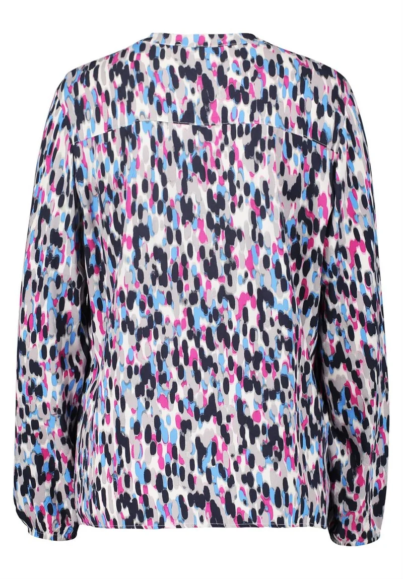 Betty & Co Bluse Kurz 1/1 Arm, Dark Blue/Blue - 100611272