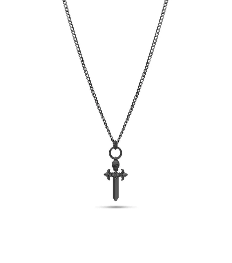 Police Herren Halskette Kudos Schwarz Metall PEJGN2112802