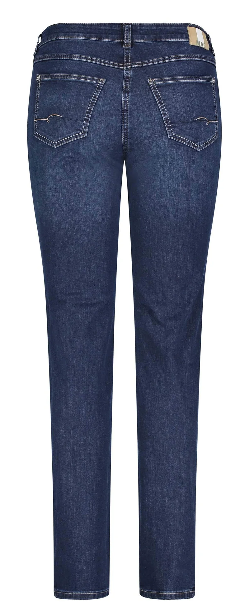 MAC Jeans Damen Hose Slim Angela blau-dunkel