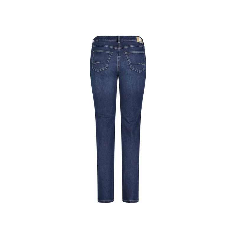 MAC Jeans Damen Hose Slim Angela blau-dunkel