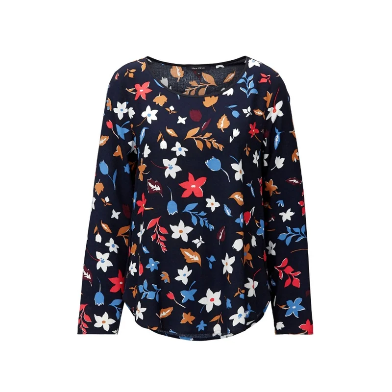 Marc O'Polo Blouse, Crew Neck, Long Sleeved, sp