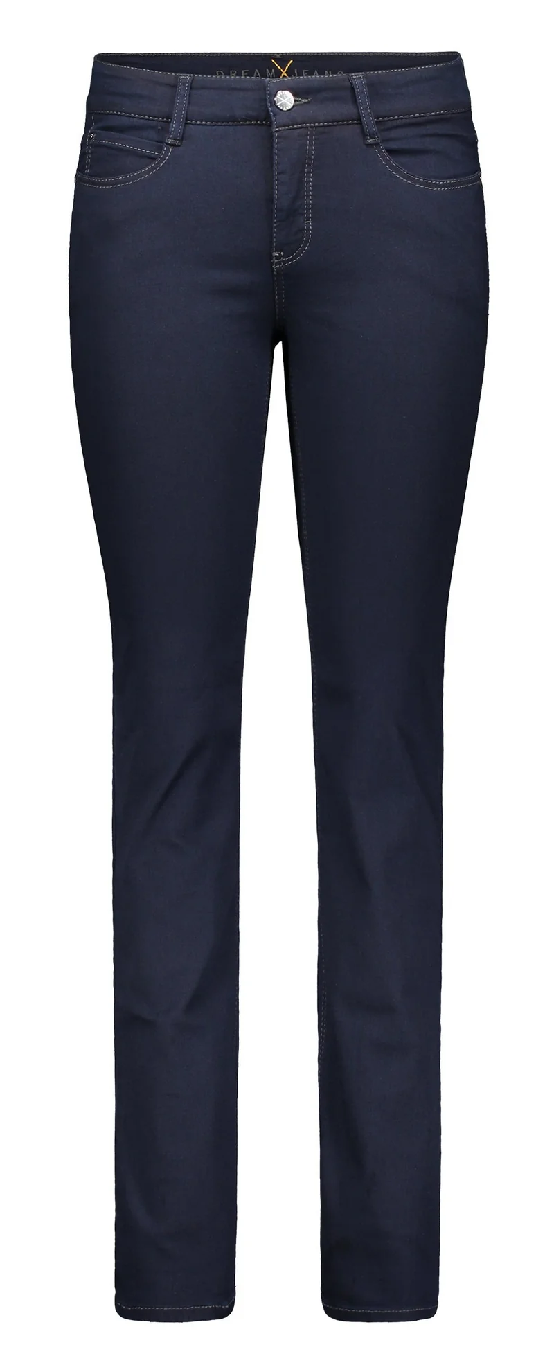 MAC Jeans Damen Hose Straight Dream blau-dunkel