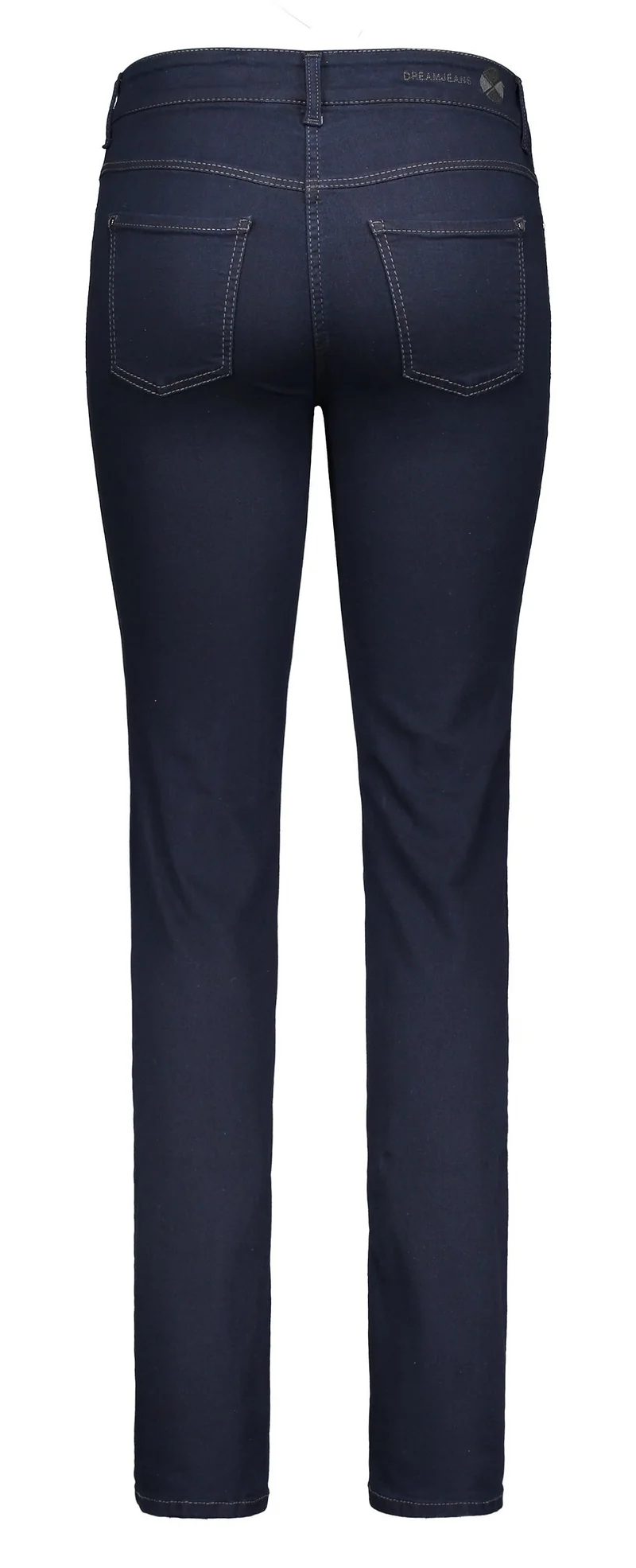 MAC Jeans Damen Hose Straight Dream blau-dunkel