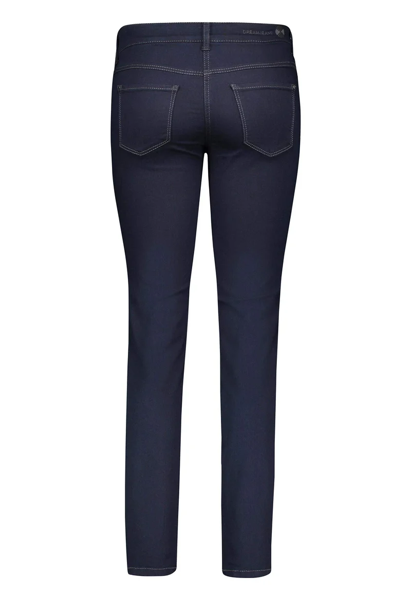 MAC Jeans Damen Hose Straight Dream blau-dunkel