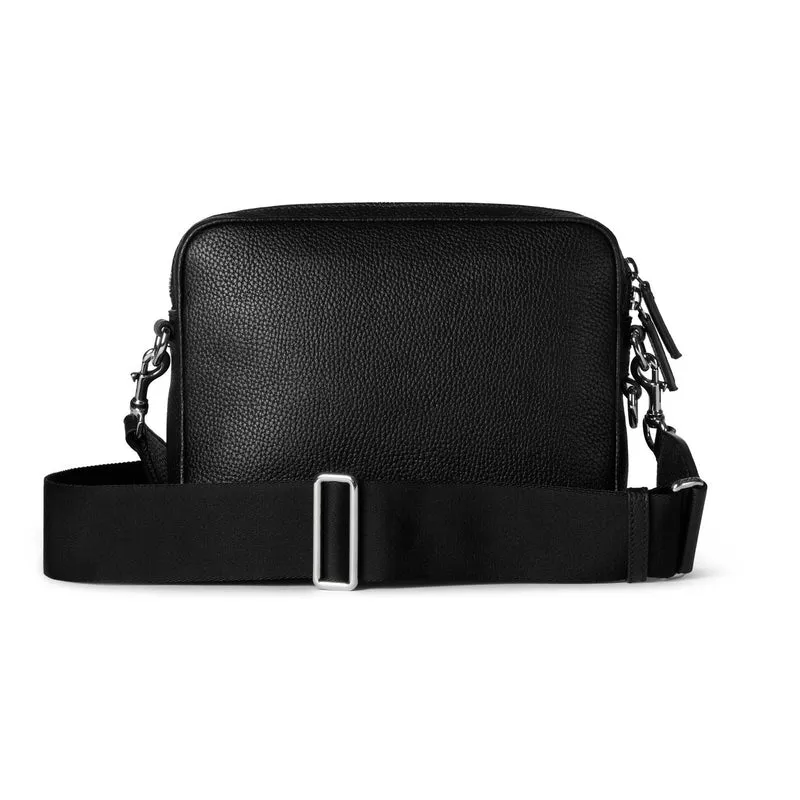 Gucci Umhängetasche Herren Kleine Web Crossbody Tasche Schwarz 816751 AAEF6 1042
