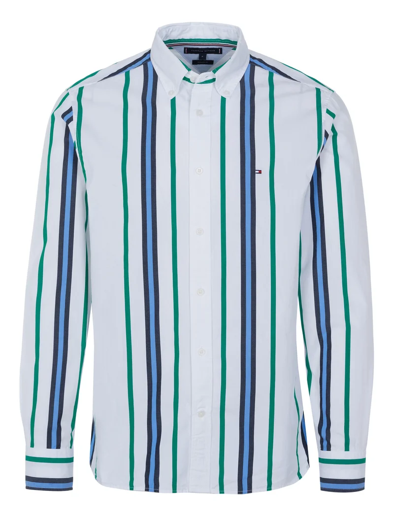 Tommy Hilfiger VERTICAL POLO STRIPE RF SHIRT - MW0MW34554_0CD