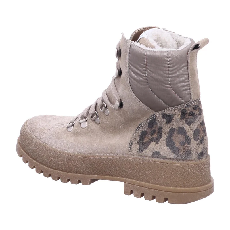 Waldläufer Schnür-Stiefeletten Damen Beige
