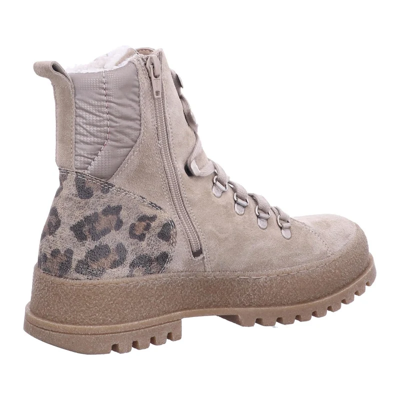 Waldläufer Schnür-Stiefeletten Damen Beige