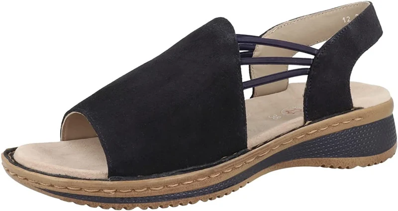 HAWAII Komfort Sandalen blau Damen