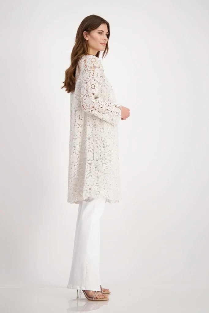 Monari Strickjacke, marmor - 100071796