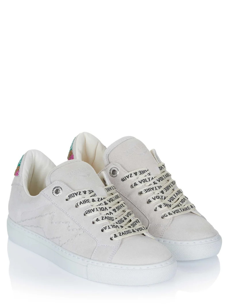 Zadig & Voltaire LA FLASH FOLK BEADS Sneaker weiß