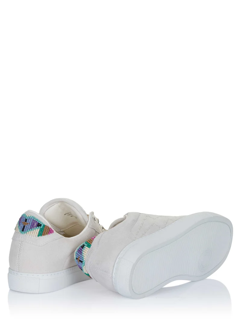 Zadig & Voltaire LA FLASH FOLK BEADS Sneaker weiß