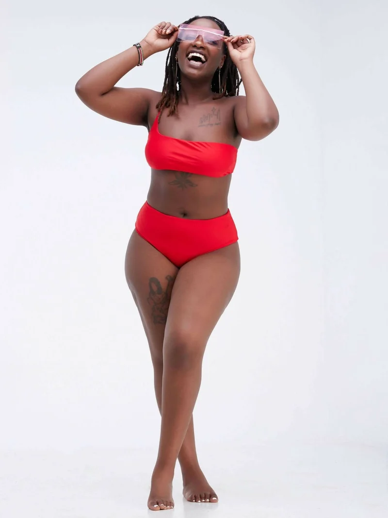 Shells Attic Two Piece Swimwear - Red