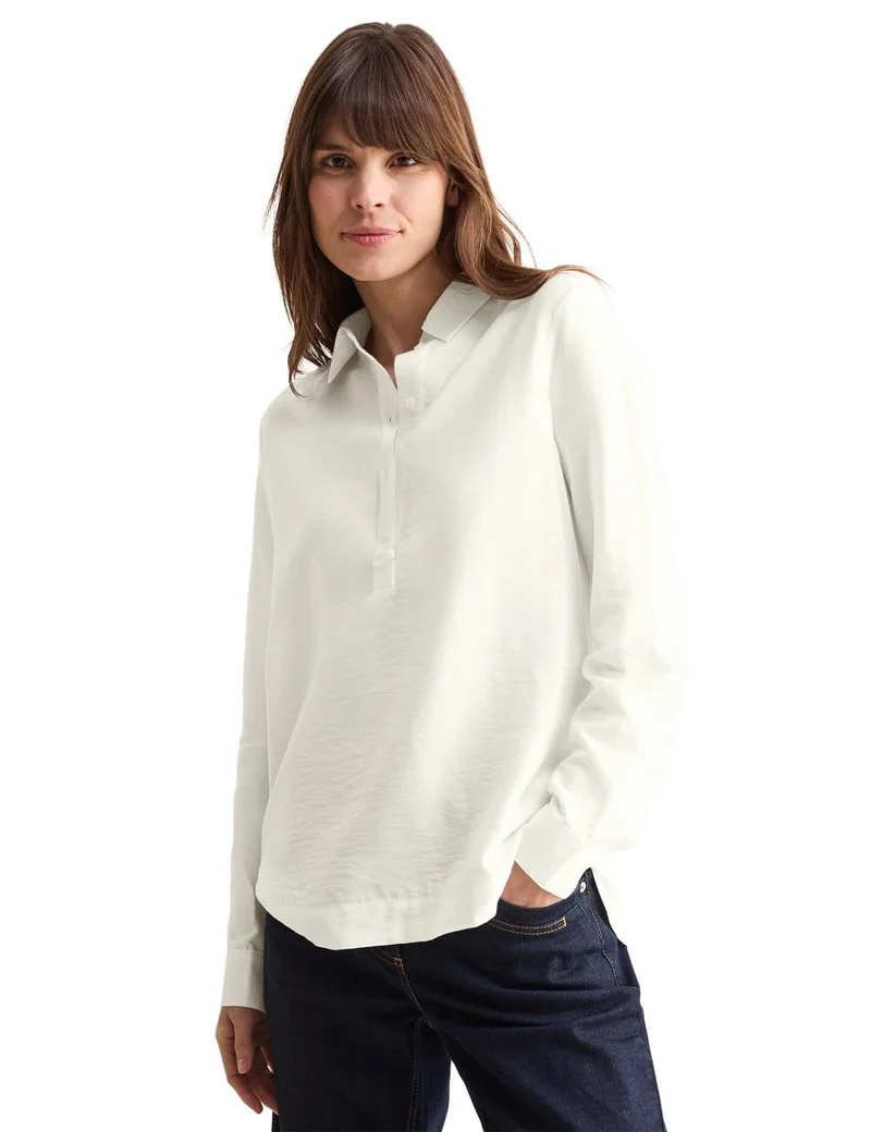 Cecil Solid Blouse - 2_B345246_13474