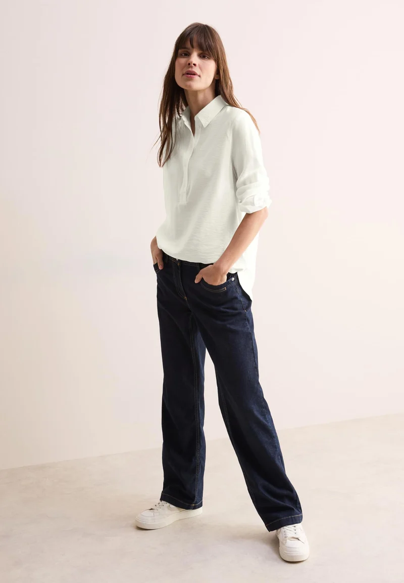 Cecil Solid Blouse - 2_B345246_13474