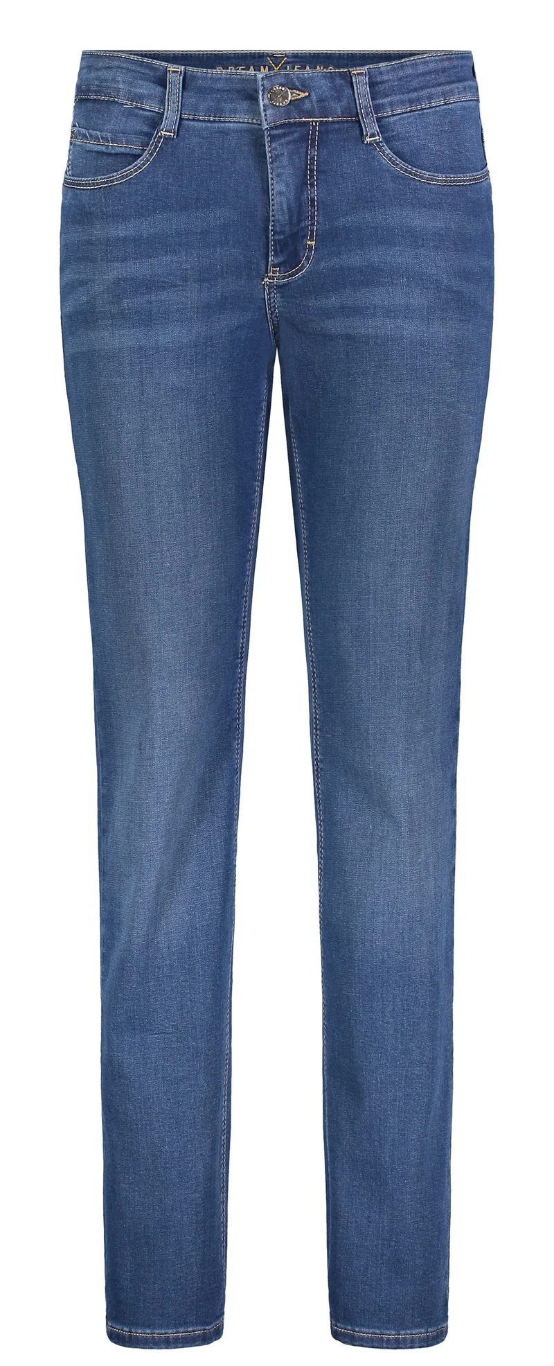 MAC HOSEN DREAM, mid blue authentic wash Blau