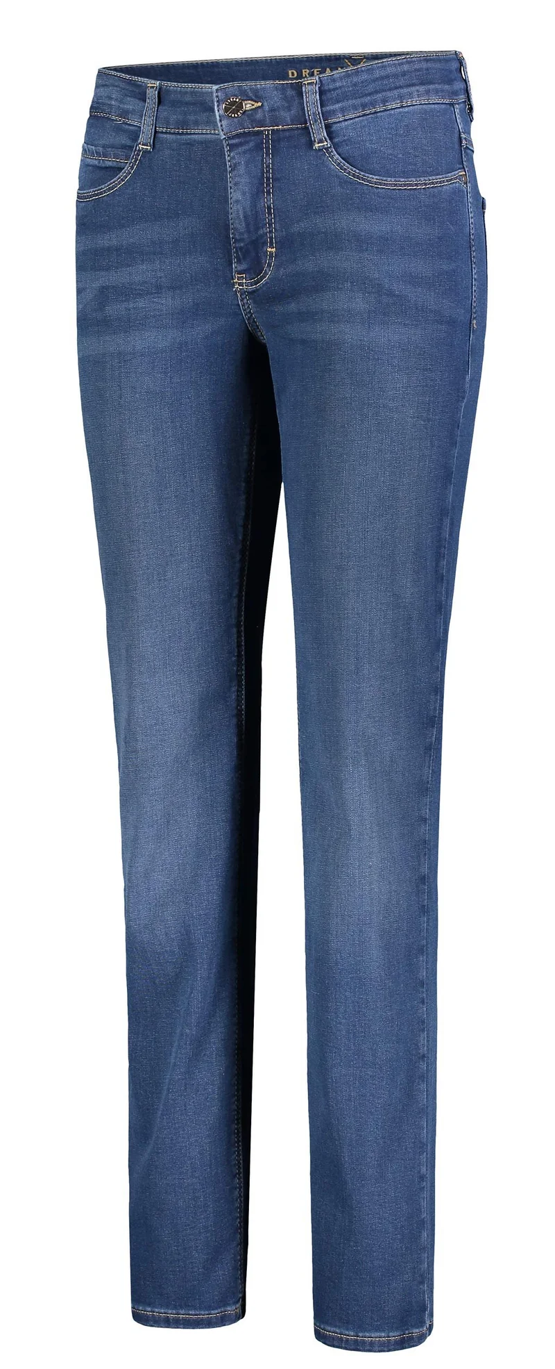 MAC HOSEN DREAM, mid blue authentic wash Blau