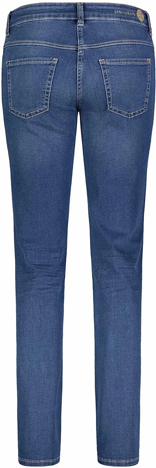 MAC HOSEN DREAM, mid blue authentic wash Blau