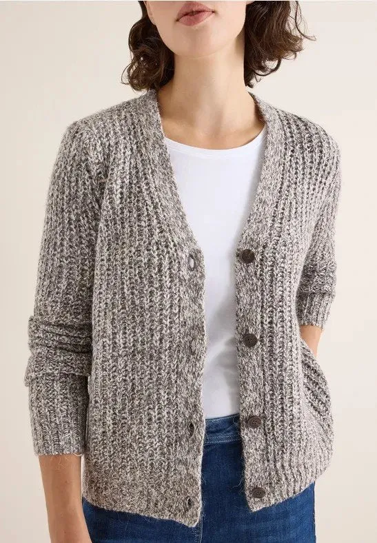 Cecil TOS_Chunky 2-tone cardigan - 2_B253987_16963