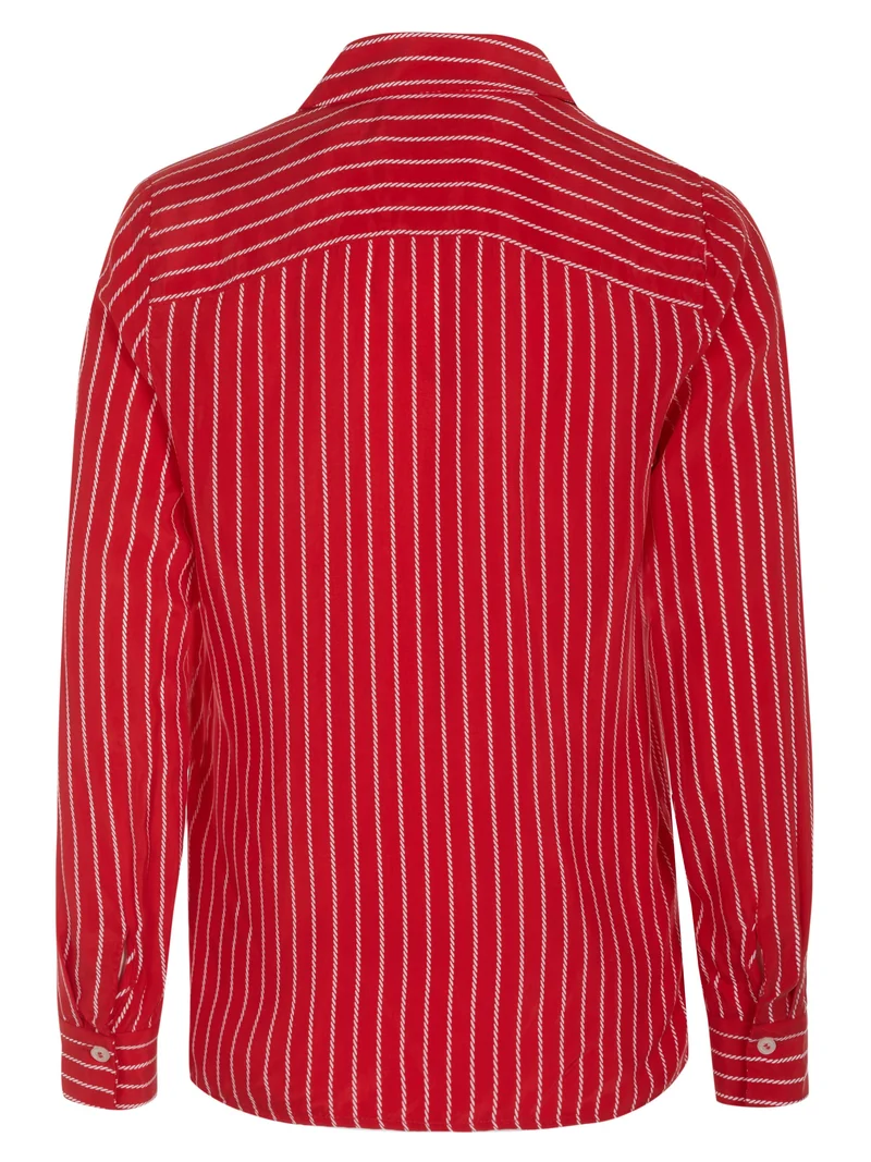 Tommy Hilfiger Damen Cupro Rope STP Rgl Fleur Shrt Casual Shirts