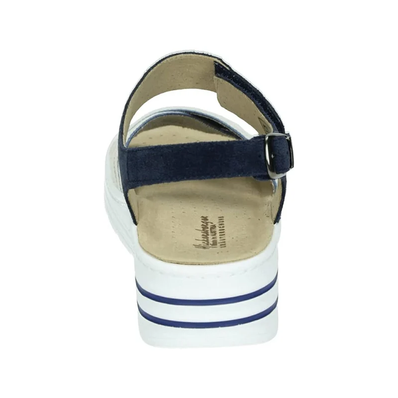 Hickersberger 2641 - Sandalen met hak - Kleur: Blau - Maat: 42