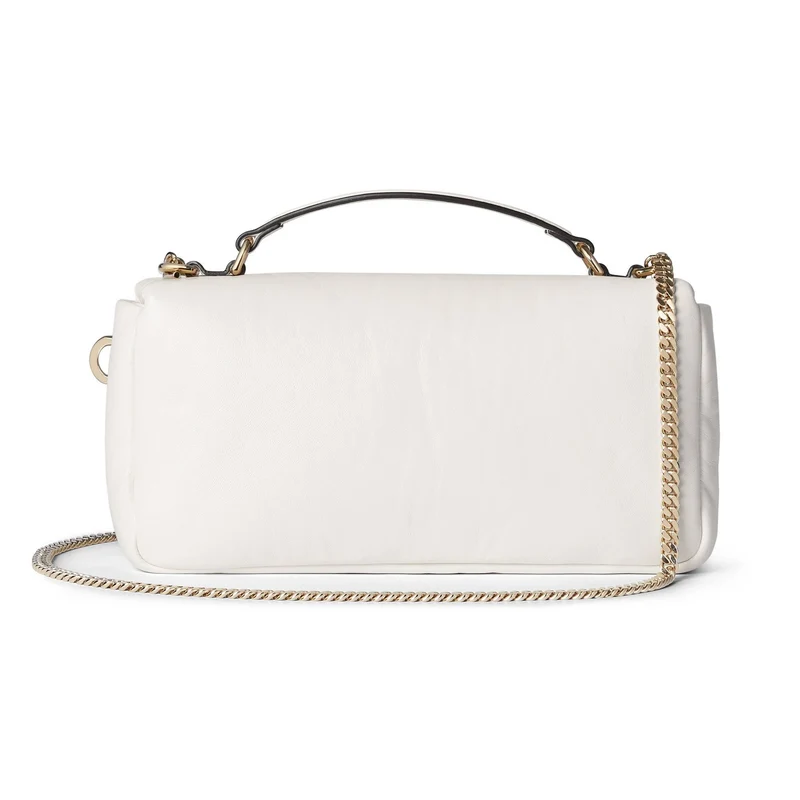 Gucci Handtasche Damen GG Milano Nappa Vacchetta Off White 806016AAD5X9110