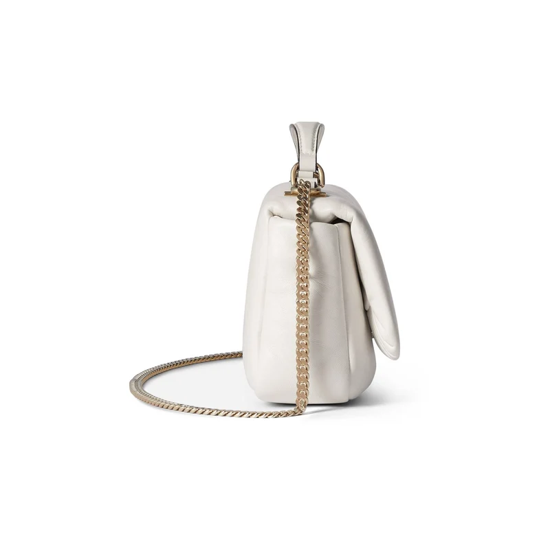 Gucci Handtasche Damen GG Milano Nappa Vacchetta Off White 806016AAD5X9110
