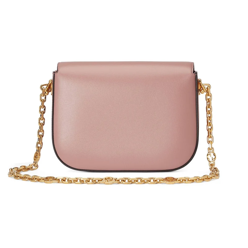 Gucci Handtasche Damen Horsebit 1955 Azalea Michele Dusty Carmine Rose Kristall 675801AACSV5842