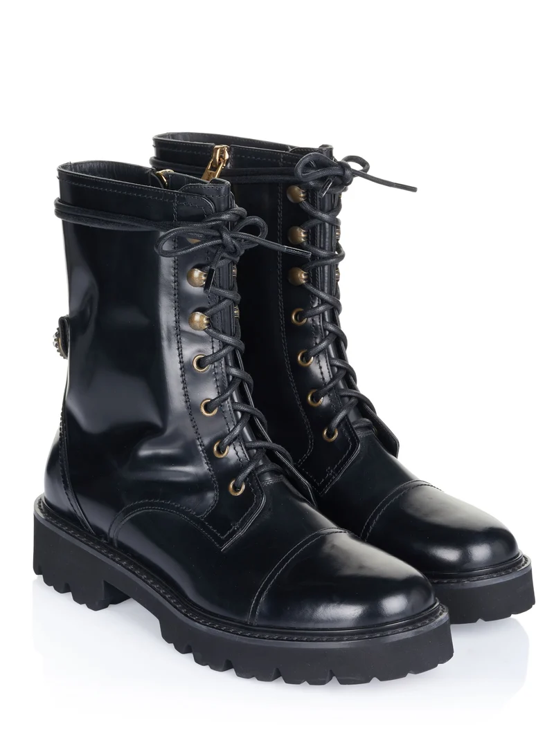 Dolce & Gabbana Boots schwarz