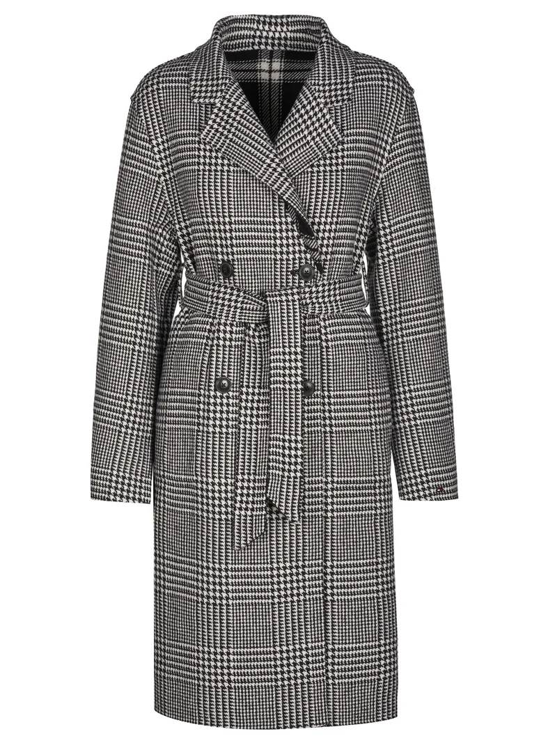 Tommy Hilfiger Wendemantel Schwarz-Weiss